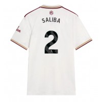 Arsenal William Saliba #2 Tretí futbalový dres 2025-26 Krátky Rukáv